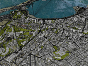 Luanda city Angola 45km 3D 模型