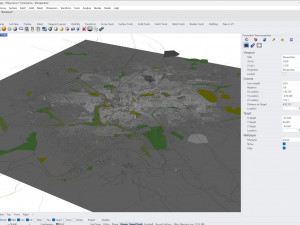 Lubumbashi city Congo 30km 3D-Modell