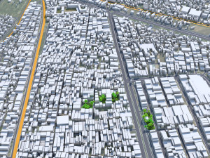 Ludhiana city Punjab India 35km 3D मॉडल