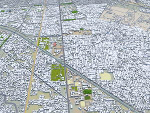 Ludhiana city Punjab India 35km 3D मॉडल
