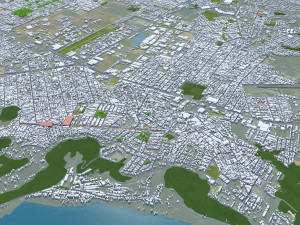 Maceio State of Alagoas Brazil 25km 3D Model