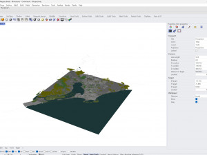 Maceio State of Alagoas Brazil 25km 3D Model