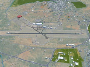 Madurai city Tamil Nadu India 25km 3D Model
