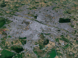 Madurai city Tamil Nadu India 25km 3D Model