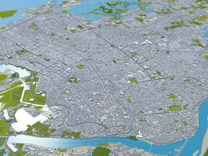 Makassar City South Sulawesi Indonesia 35km 3D Model