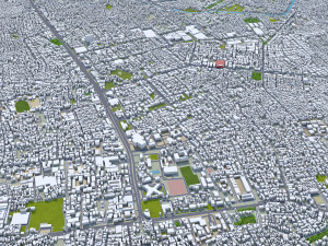 Makassar City South Sulawesi Indonesia 35km 3D Model