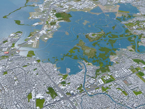 Makassar City South Sulawesi Indonesia 35km 3D Model