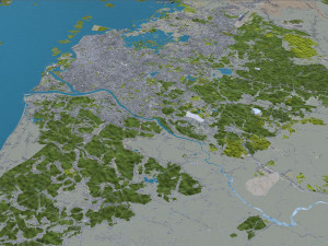 Makassar City South Sulawesi Indonesia 35km 3D Model