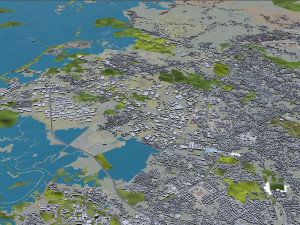 Makassar City South Sulawesi Indonesia 35km 3D Model