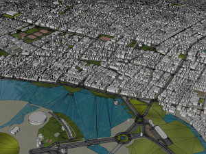 Makassar City South Sulawesi Indonesia 35km 3D Model