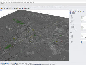 Malang city East Java Indonesia 20km 3D Model