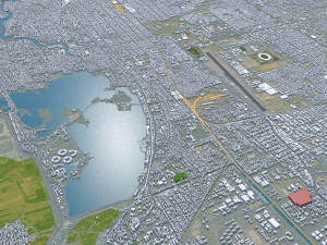 Mandalay city Myanmar Burma 30km Modelo 3D