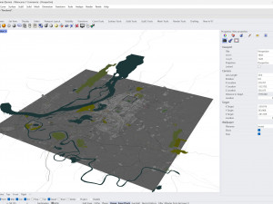 Mandalay city Myanmar Burma 30km Modelo 3D