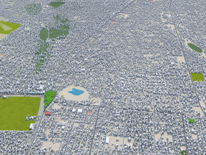 Maputo city Mozambique 30km Modelo 3D