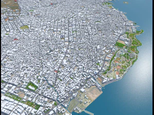 Maracaibo city Zulia Venezuela 30km 3D Model