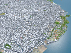Maracaibo city Zulia Venezuela 30km 3D Model