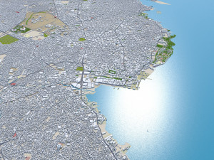 Maracaibo city Zulia Venezuela 30km Model 3D