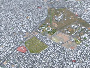 Maracaibo city Zulia Venezuela 30km 3D Model