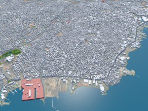Maracaibo city Zulia Venezuela 30km Model 3D