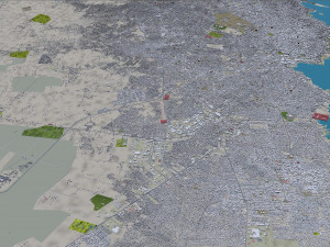 Maracaibo city Zulia Venezuela 30km Model 3D