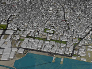 Maracaibo city Zulia Venezuela 30km 3D Model