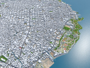 Maracaibo city Zulia Venezuela 30km Model 3D