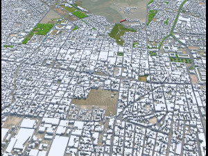 Maracay city Aragua Venezuela 35km 3D Модель