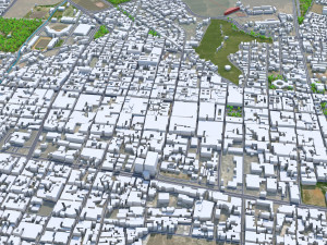 Maracay city Aragua Venezuela 35km 3D Модель
