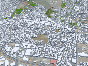 Maracay city Aragua Venezuela 35km 3D Модель