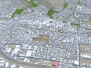 Maracay city Aragua Venezuela 35km 3D Model