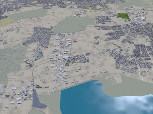 Maracay city Aragua Venezuela 35km 3D Модель