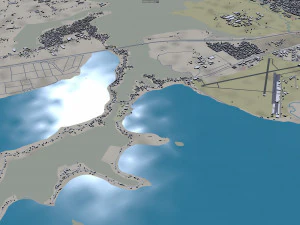 Maracay city Aragua Venezuela 35km 3D Model