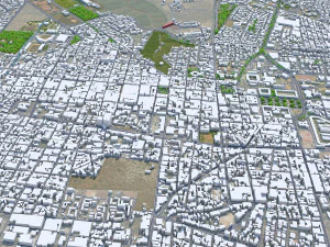 Maracay city Aragua Venezuela 35km 3D Model
