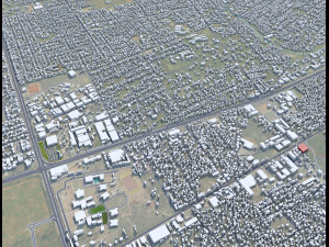 Matola city Mozambique 20km 3Dモデル