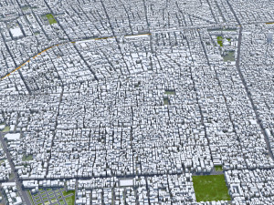 Medan city Indonesia 30km 3Dモデル