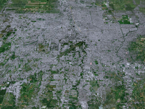 Medan city Indonesia 30km 3Dモデル