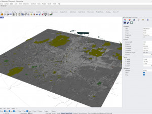 Medan city Indonesia 30km 3Dモデル