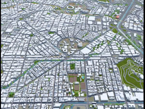 Medellin city Antioquia Colombia 30km Modelo 3D
