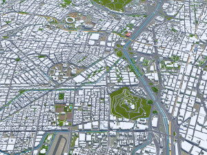 Medellin city Antioquia Colombia 30km Modelo 3D