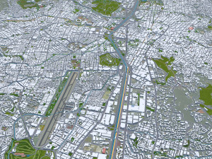 Medellin city Antioquia Colombia 30km Modelo 3D