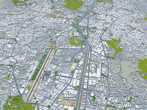 Medellin city Antioquia Colombia 30km Modelo 3D