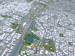 Medellin city Antioquia Colombia 30km Modelo 3D