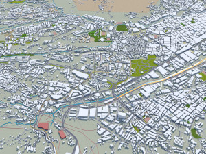 Medellin city Antioquia Colombia 30km Modelo 3D