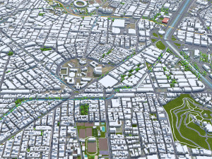 Medellin city Antioquia Colombia 30km Modelo 3D