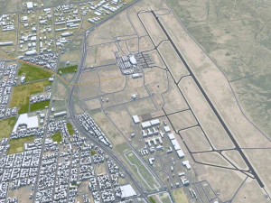 Mendoza city Argentina 32km 3D Model