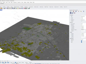 Mendoza city Argentina 32km 3D Model