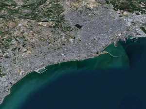Mersin city Turkey 30km 3D Model