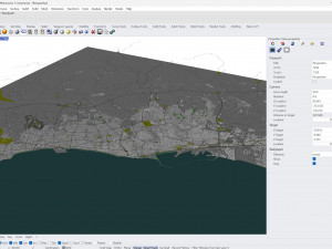 Mersin city Turkey 30km 3D Model