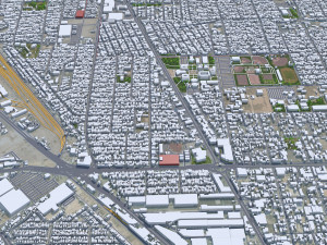 Mexicali city Baja California Mexico 30km Modello 3D