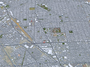 Mexicali city Baja California Mexico 30km Modello 3D